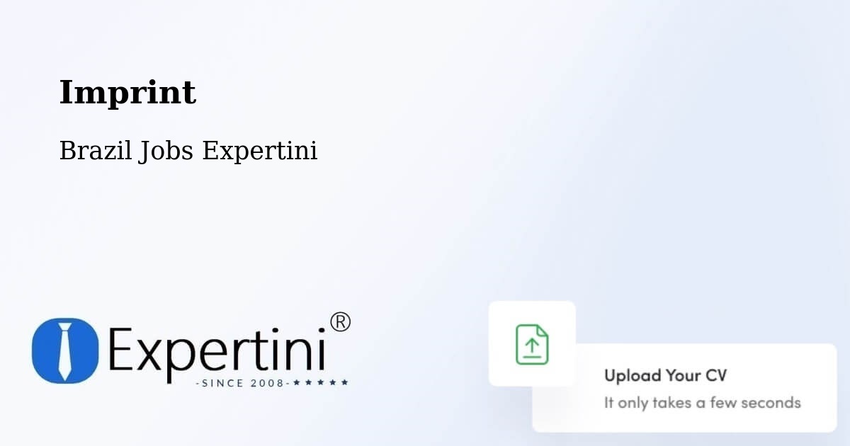 Imprint – Tatuí - Brazil Jobs Expertini